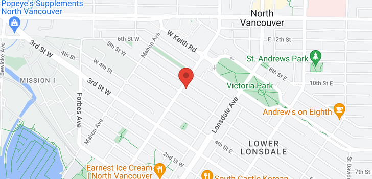 map of 401 510 CHESTERFIELD AVENUE